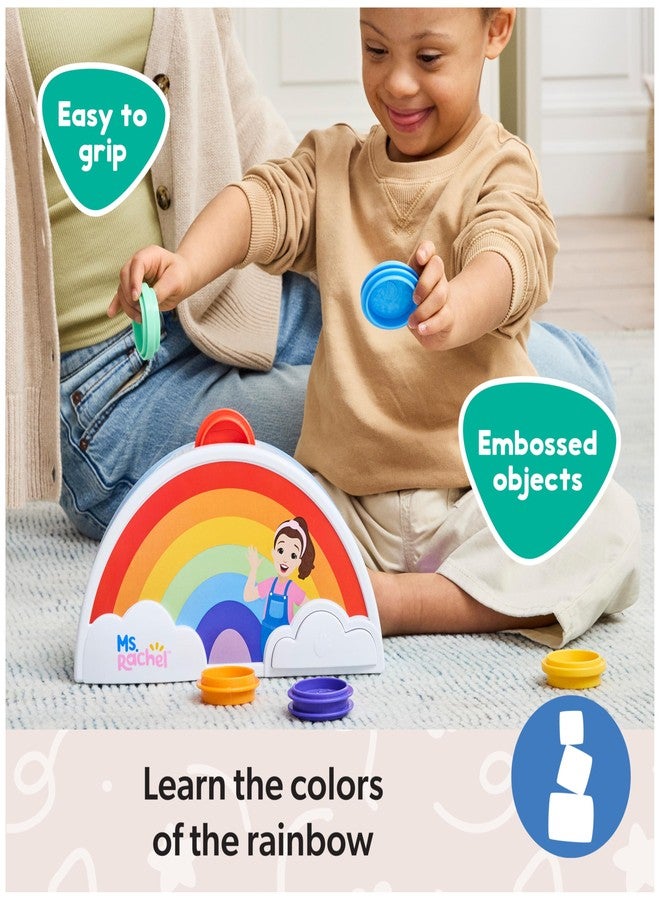 Ms. Rachel Official Electronic Rainbow Color Sorter with Lights, Music & Sounds, 7 Colors, Educational Toys & Toddler Toys for Girls & Boys Ages 1-2+ - Image 3